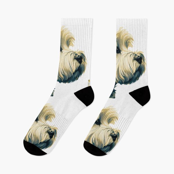 Item preview, Precious West Highland Terrier Portrait in the Style of Van Gogh - Westie Painting designed and sold by Star-Fragment.