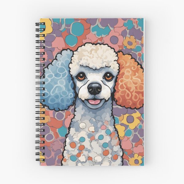 Item preview, Pooling Poodle, colorful dots designed and sold by SievesWeaves.