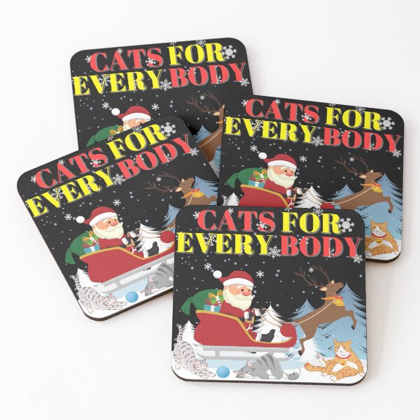 Item preview, Merry Christmas Cat to everyone, boy, girl, family day designed and sold by Isadesignart.