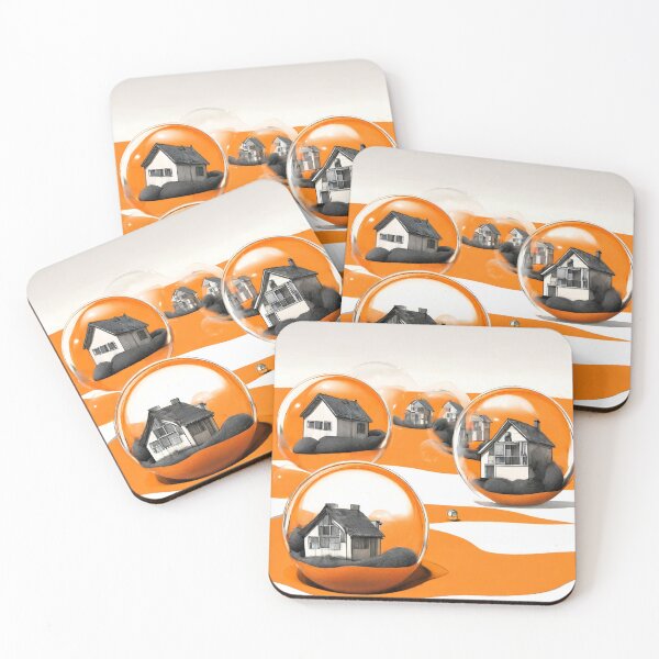 Item preview, Orange bubble comic book project and houses inside No1 designed and sold by janjacbu.