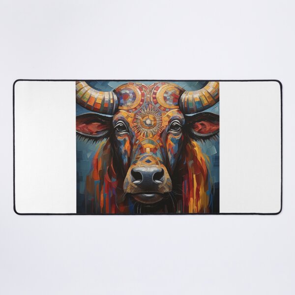 Item preview, African buffalo Art designed and sold by Rockwpapart.