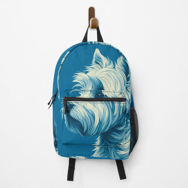 Item preview, Gentle West Highland Terrier Portrait in the Style of Van Gogh - Westie Painting designed and sold by Star-Fragment.