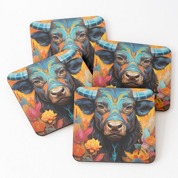 Item preview, Water Buffalo Art designed and sold by Rockwpapart.