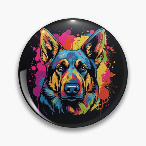 Item preview, Rainbow German Shepard designed and sold by BouclierDeViand.