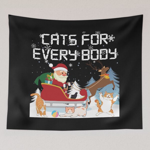 Item preview, Santa All Christmas Cats Cats Funny Men Women Kids Family designed and sold by Isadesignart.