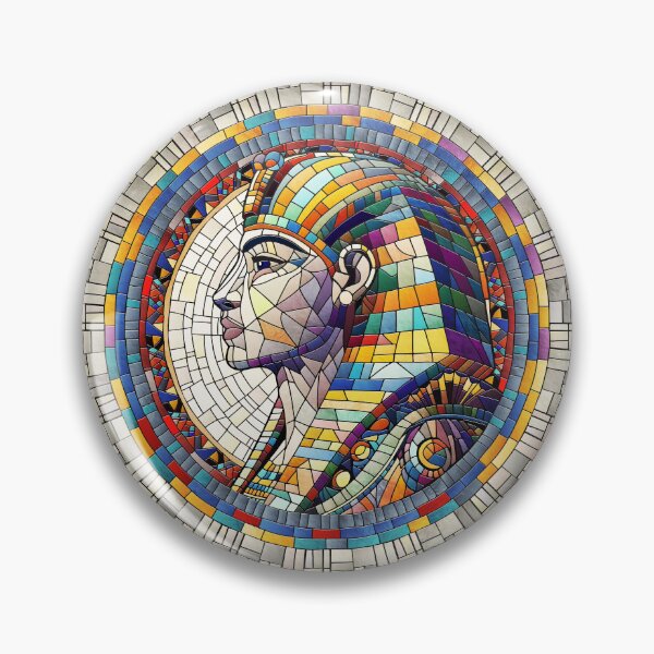 Aperçu de l'œuvre Grand Sphinx égyptien - Art de la mosaïque créée et vendue par k9printart.