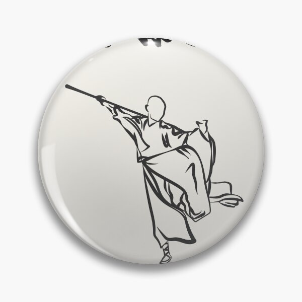 Aperçu de l'œuvre Pose de Kung Fu du moine Shaolin, bâton créée et vendue par Akira99.