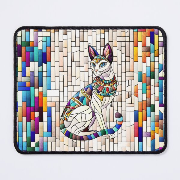 Item preview, Egyptian Cat -Mosaic Art designed and sold by k9printart.