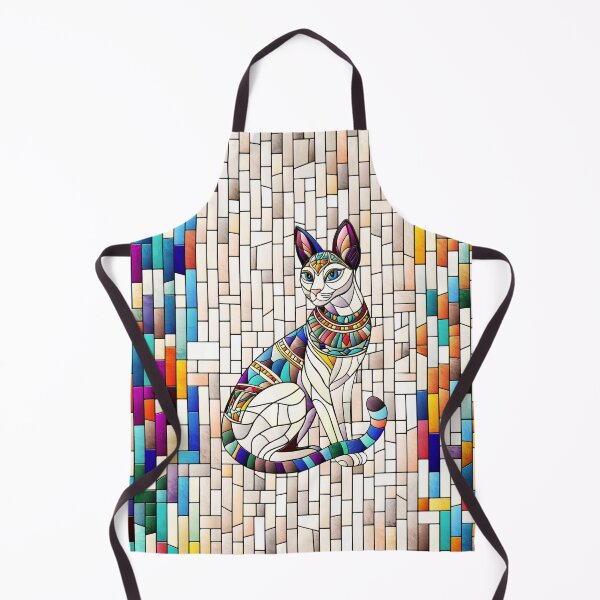 Item preview, Egyptian Cat -Mosaic Art designed and sold by k9printart.