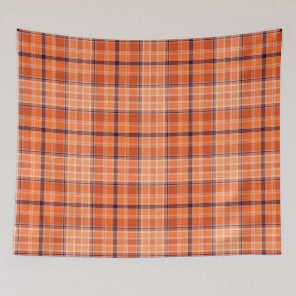 Item preview, Orange Peach Tartan Pattern designed and sold by webgrrl.