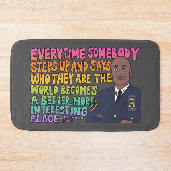 Item preview, Captain Holt Pride Quote designed and sold by OctagonGlasses.