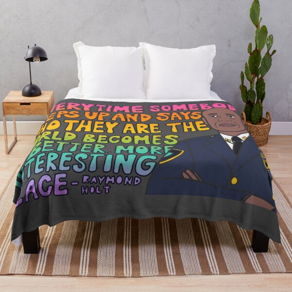 Item preview, Captain Holt Pride Quote designed and sold by OctagonGlasses.