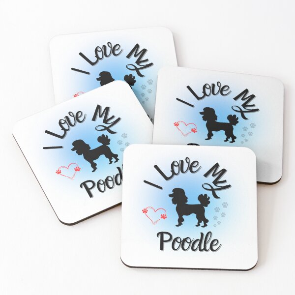 Item preview, " I Love My Poodle " Epic Canine Adoration Tee designed and sold by Wabi-SabiStudio.