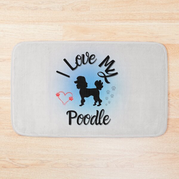 Item preview, " I Love My Poodle " Epic Canine Adoration Tee designed and sold by Wabi-SabiStudio.