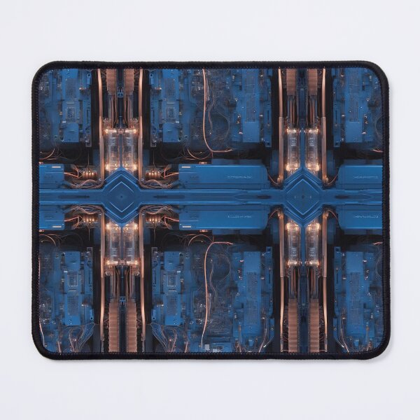 Item preview, Cybernetics _ Blue and Copper - 04 designed and sold by Mystic-Images.