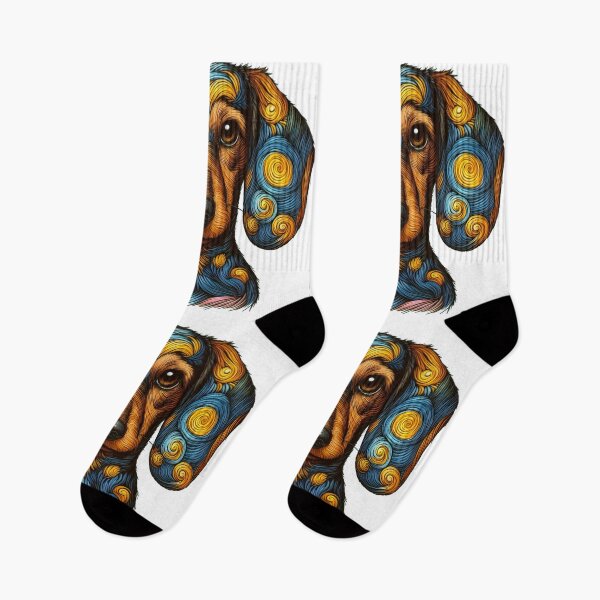 Item preview, Van Gogh Style Dachshund Portrait designed and sold by Star-Fragment.