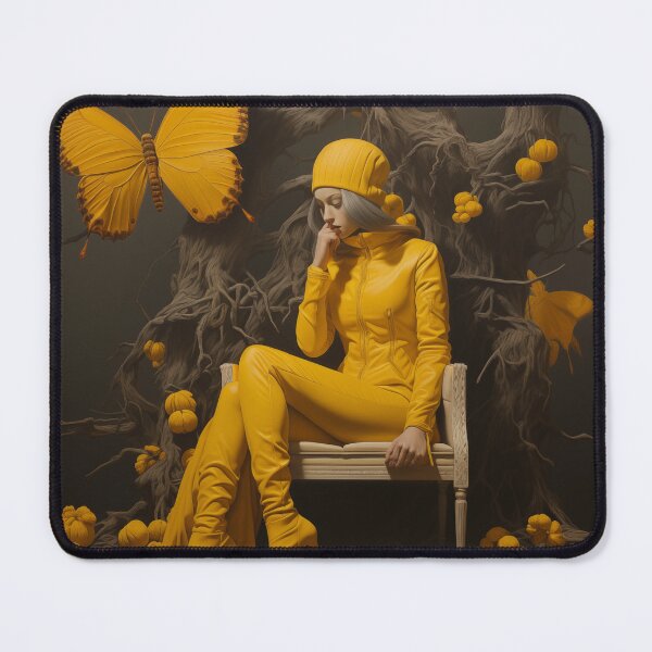 Item preview, Yellow Butterfly with Woman designed and sold by chi3-jp.