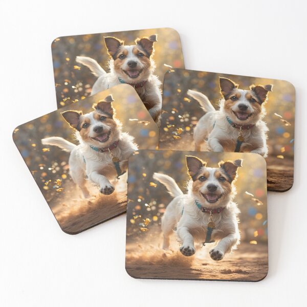 Item preview, jack russell terrier running designed and sold by TONSNAP.