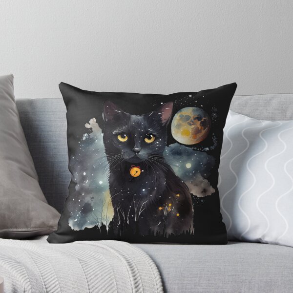 Item preview, Cat Black magic, full moon day Celebrate St. Patrick's Day designed and sold by Isadesignart.
