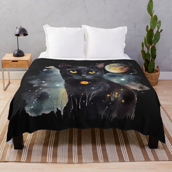 Item preview, Cat Black magic, full moon day Celebrate St. Patrick's Day designed and sold by Isadesignart.