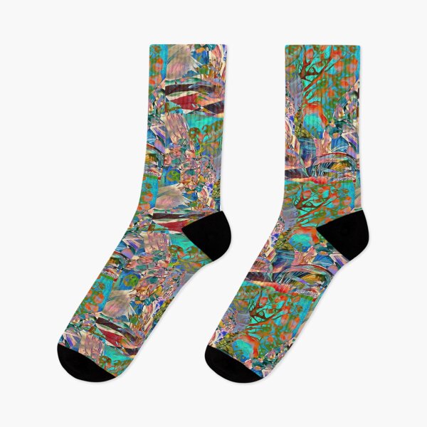 Item preview, abstract multicolour designed and sold by Pipsilk.