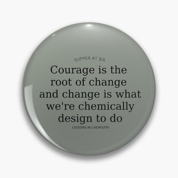 Item preview, Supper at Six-Courage-lessons in chemistry designed and sold by HerbalBlue.