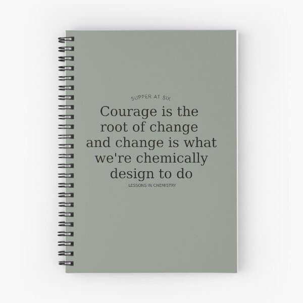 Item preview, Supper at Six-Courage-lessons in chemistry designed and sold by HerbalBlue.