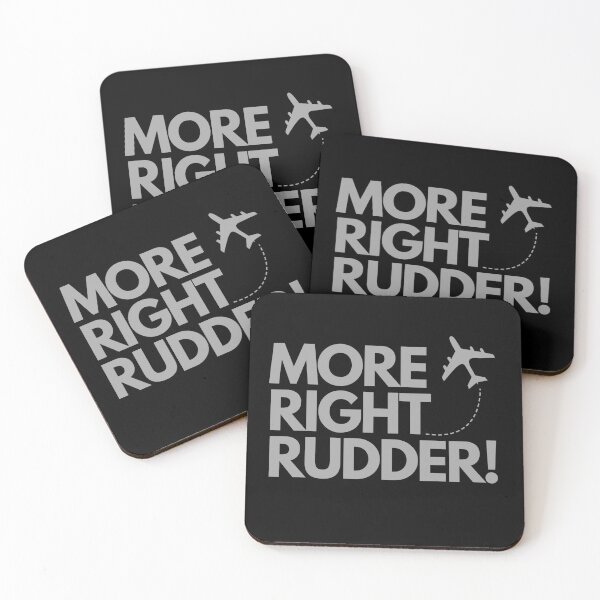 Item preview, MORE RIGHT RUDDER! designed and sold by AvFlight.