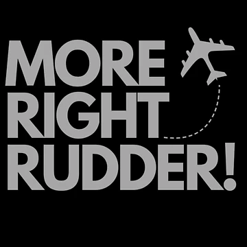 Artwork thumbnail, MORE RIGHT RUDDER! by AvFlight