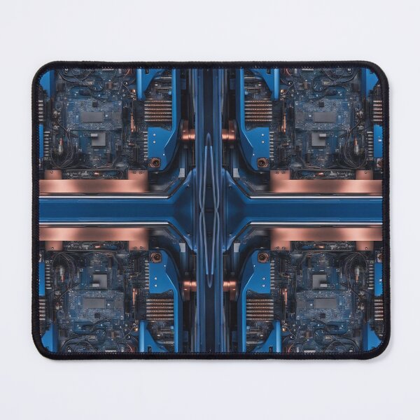 Item preview, Cybernetics _ Blue and Copper - 05 designed and sold by Mystic-Images.