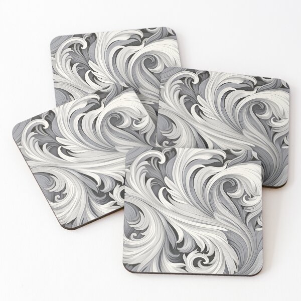 Item preview, muted mauve abstract swirling print designed and sold by dcrc.