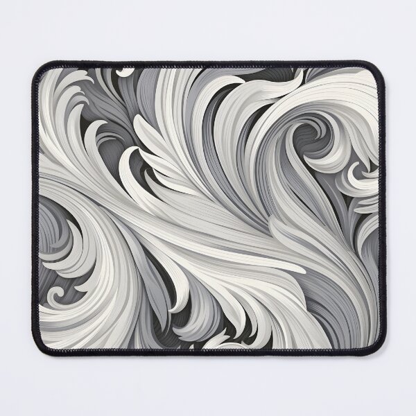 Item preview, muted mauve abstract swirling print designed and sold by dcrc.