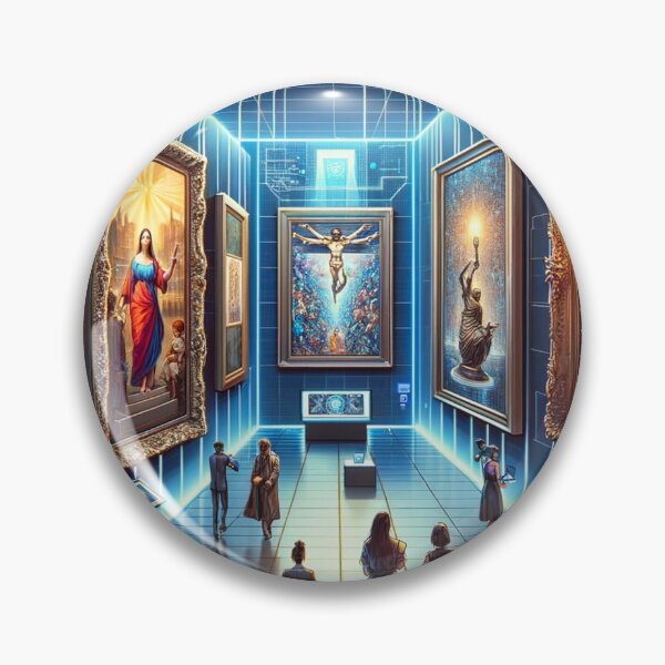 Item preview, The Futuristic Art Gallery designed and sold by EnchantedEasel.