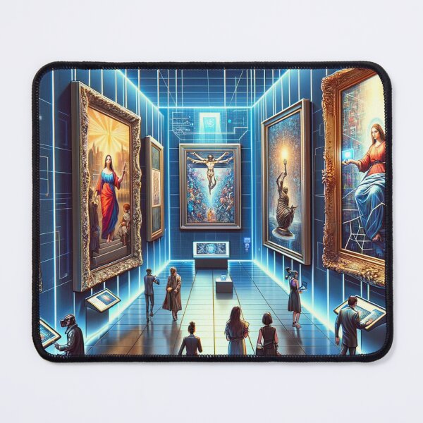 Item preview, The Futuristic Art Gallery designed and sold by EnchantedEasel.