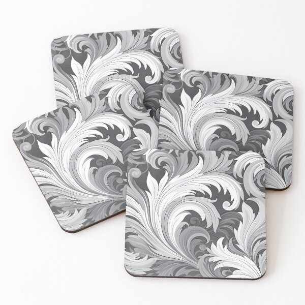 Item preview, muted mauve abstract swirling print designed and sold by dcrc.