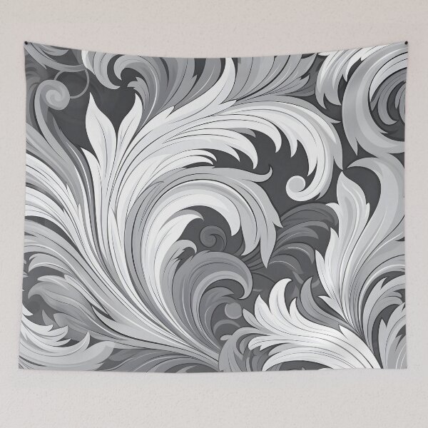 Item preview, muted mauve abstract swirling print designed and sold by dcrc.