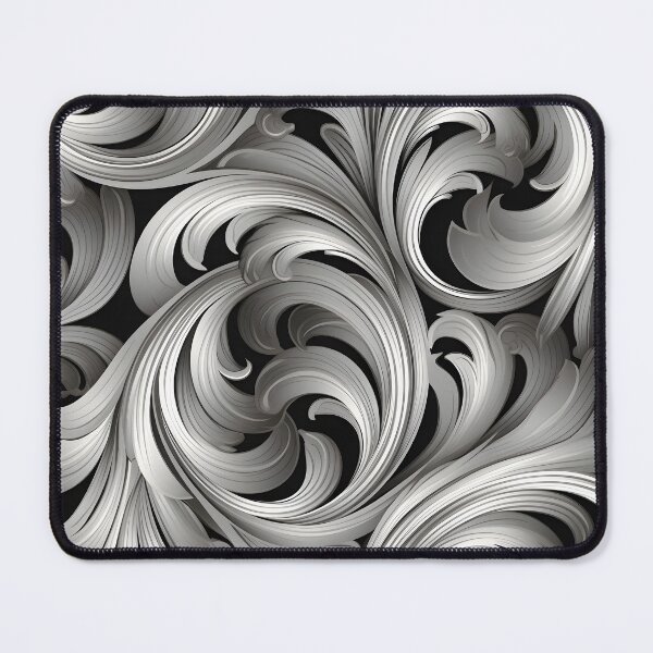 Item preview, Muted mauve abstract swirling print designed and sold by dcrc.