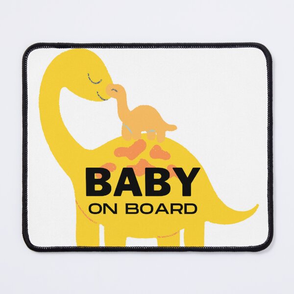 Aperçu de l'œuvre BÉBÉ À BORD DU DINOSAURE créée et vendue par snapacrab.