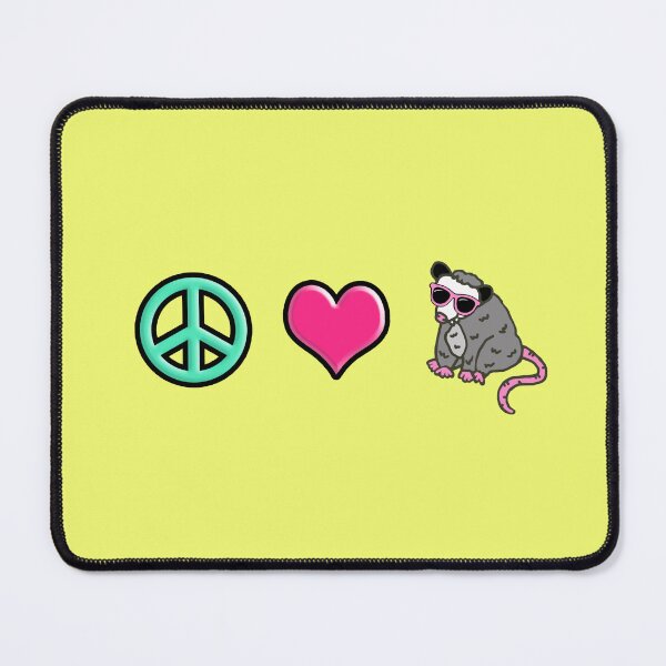 Item preview, Peace, Love, Opossums! (Gertie) designed and sold by Scott Sartin.