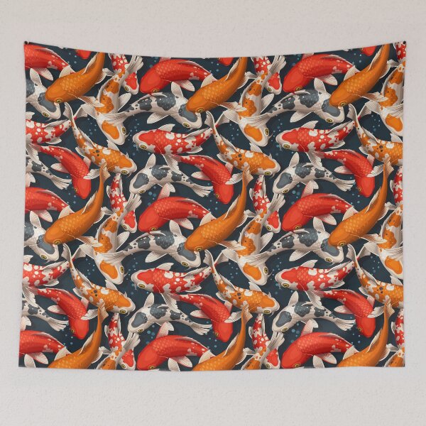 Item preview, Koi fish Pattern designed and sold by graphic-genie.