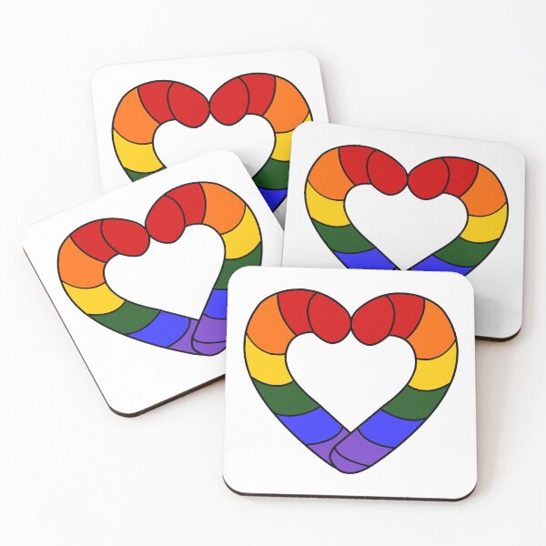 Item preview, Pride Flag Candy Cane designed and sold by HarveyHandcraftsandDesigns.