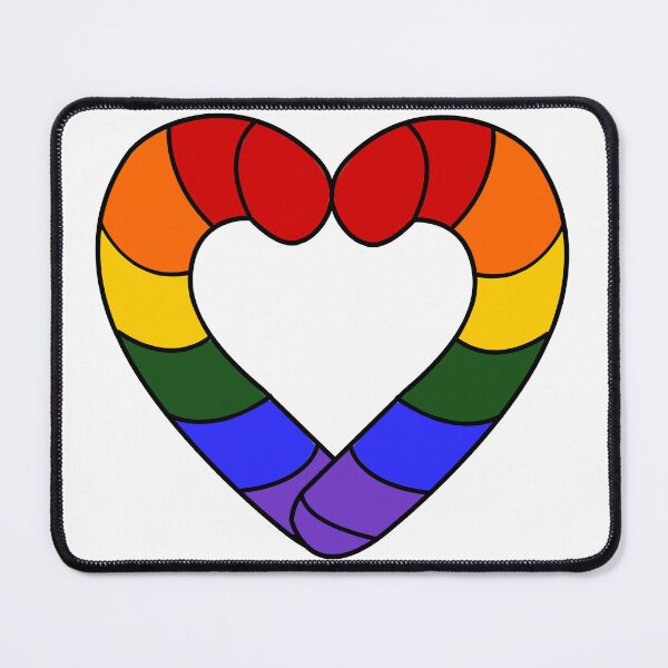 Item preview, Pride Flag Candy Cane designed and sold by HarveyHandcraftsandDesigns.