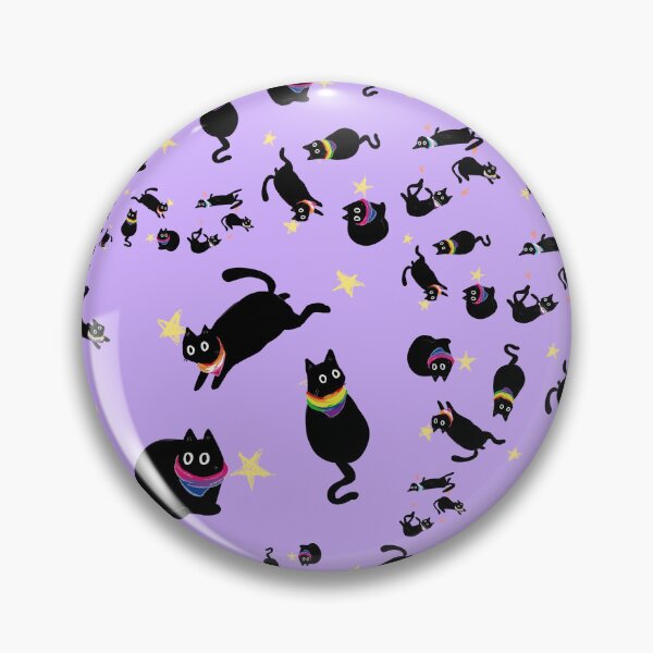 Item preview, lgbtq Black cats designed and sold by EllyBurg.