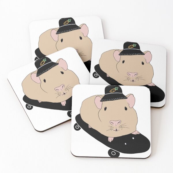 Item preview, Skateboarding Guinea Pig designed and sold by Kaia  James.