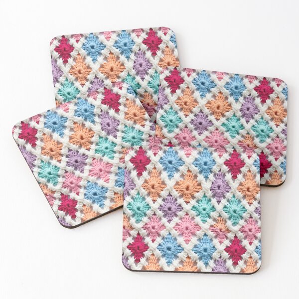 Item preview, Colorful Soft Pastel Crochet and Knit Texture designed and sold by Studio2315.