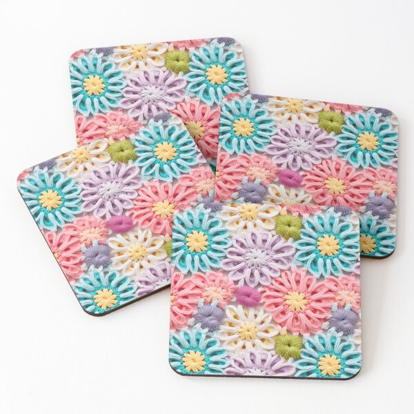 Item preview, Colorful Soft Pastel Crochet and Knit Texture designed and sold by Studio2315.