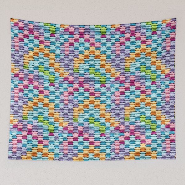 Item preview, Colorful Soft Pastel Crochet and Knit Texture designed and sold by Studio2315.