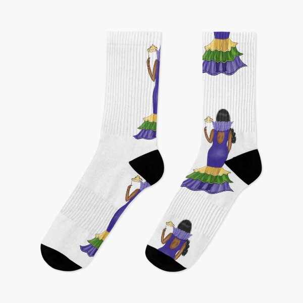 Item preview, Mardi Gras Gal - Female Fashion Illustration designed and sold by SMillustrations.