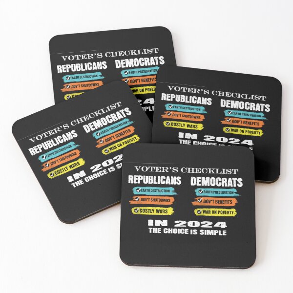 Item preview, Voter's Checklist for Elections 2024 designed and sold by BESTBOOKCOVERS.
