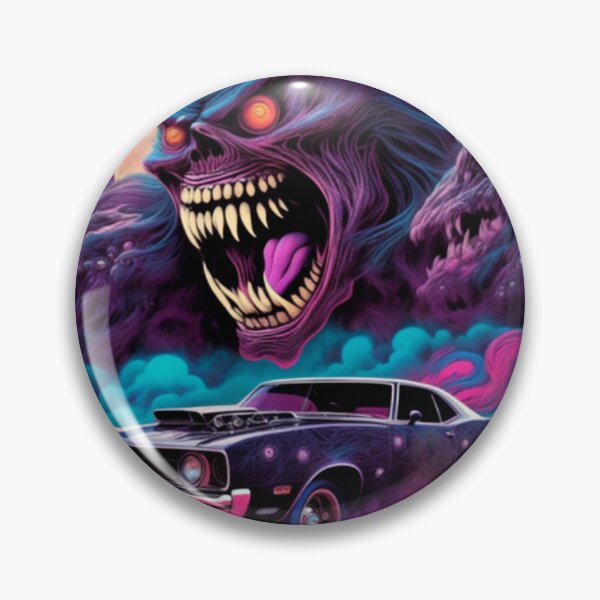 Item preview, Trippy Monster Demons and Muscle Car designed and sold by TheDarkWardrobe.